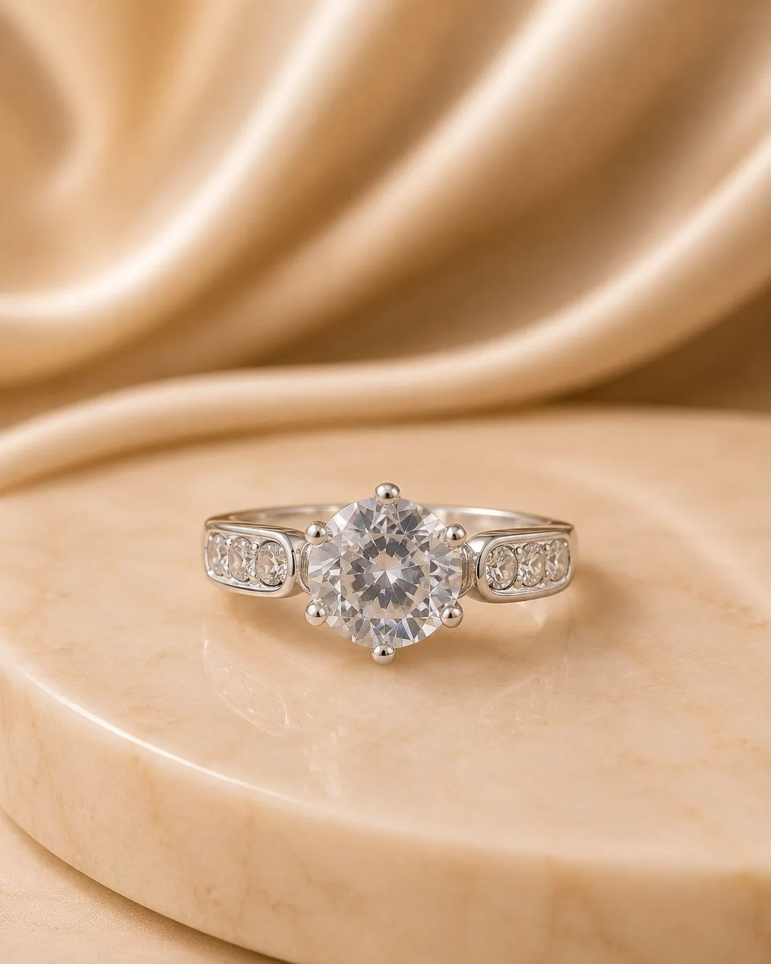 Anillo Solitario Elegancia