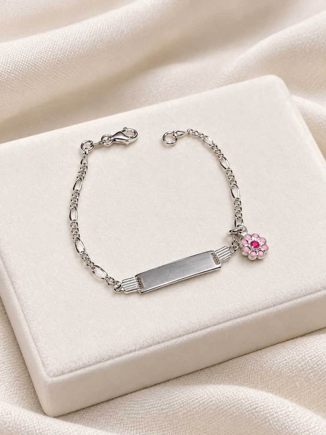 Pulsera Infantil Flor Rosita N2