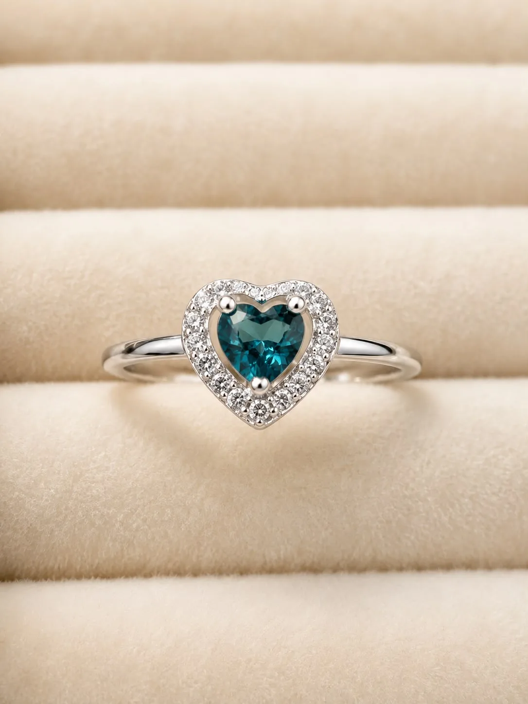 Anillo Corazon del Mar