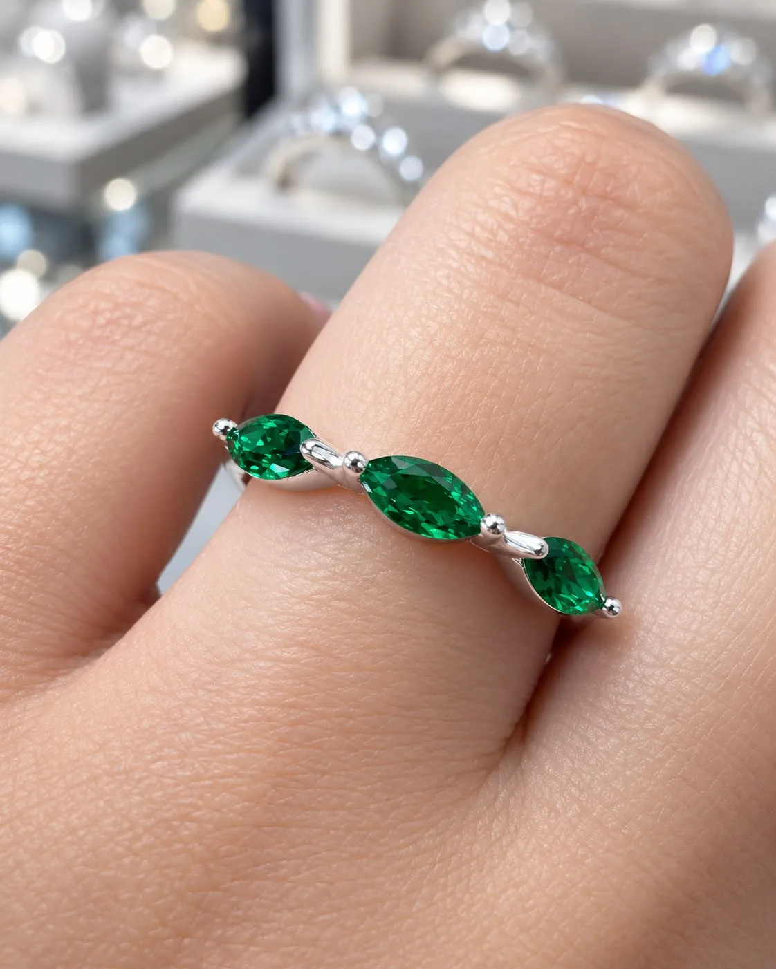 Anillo Esmeralda N°15