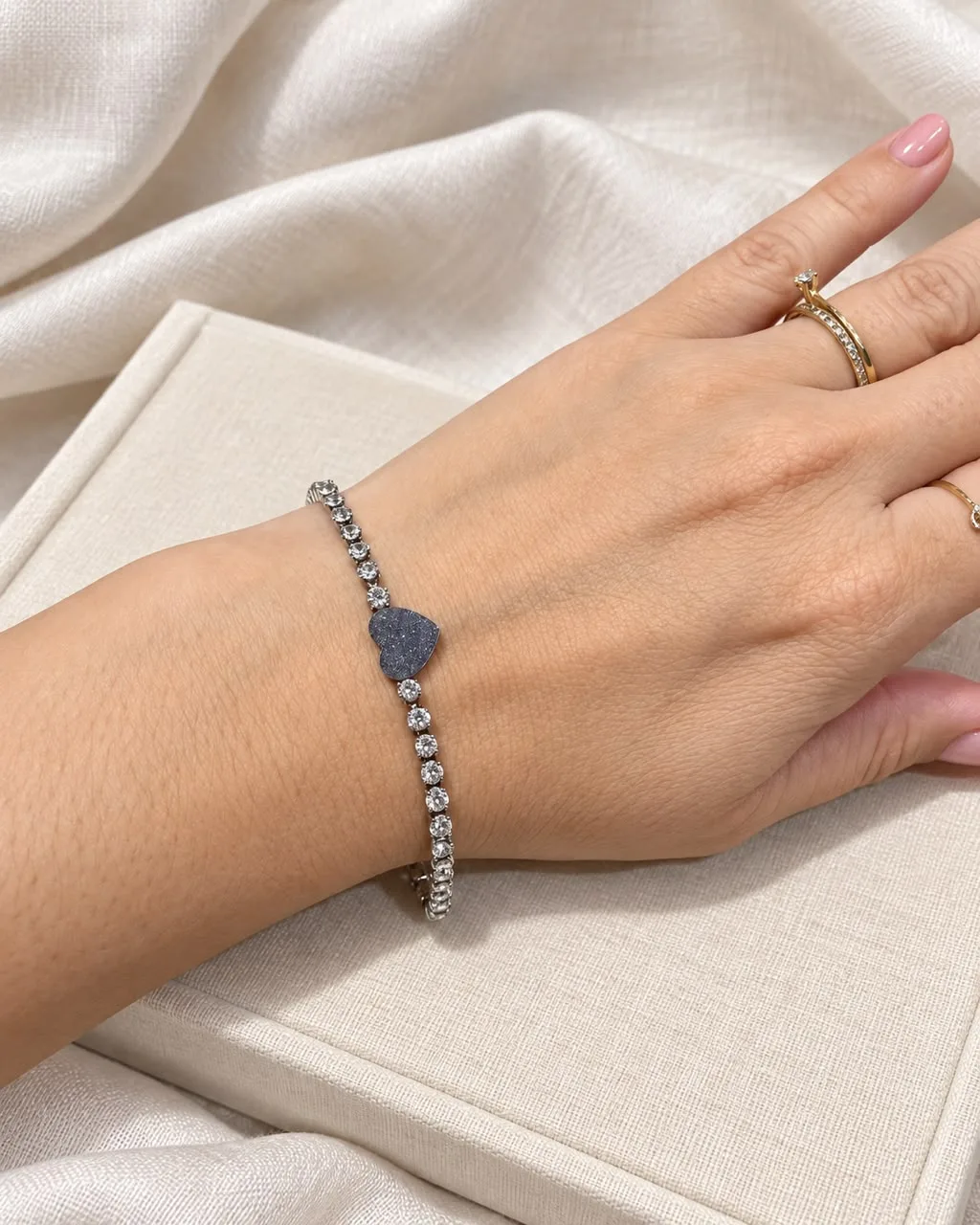 Pulsera Stras con Corazon