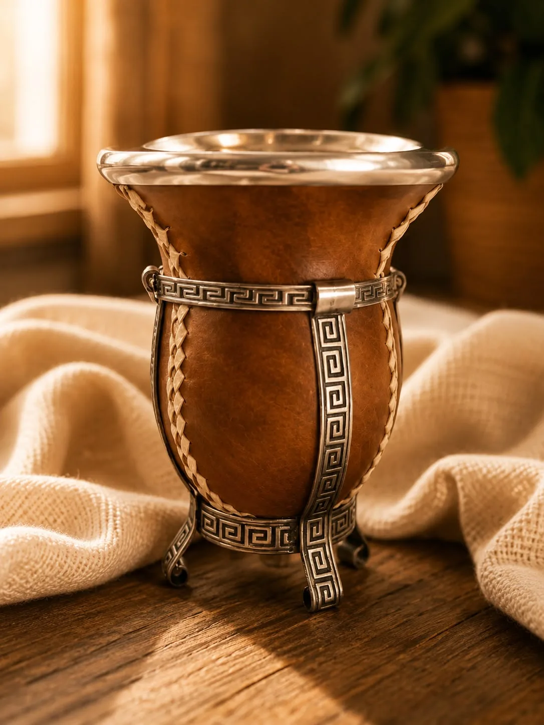 Mate calabaza - Cuero