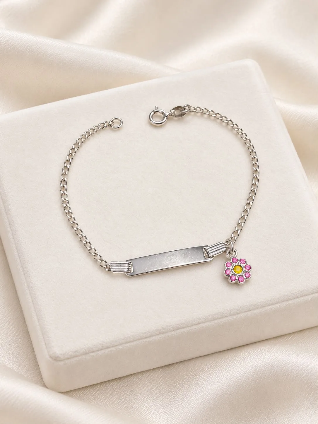 Pulsera Infantil Flor Rosita N1