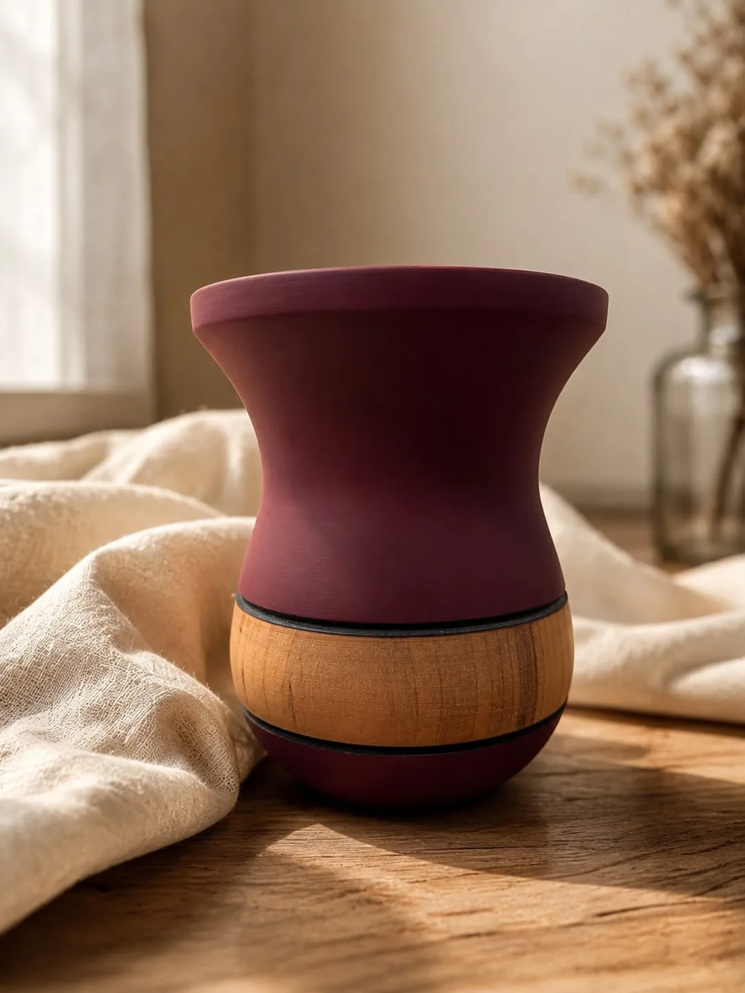 Mate Madera Bordo