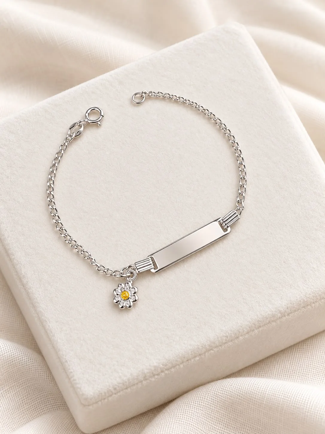 Pulsera Infantil Flor Amarilla