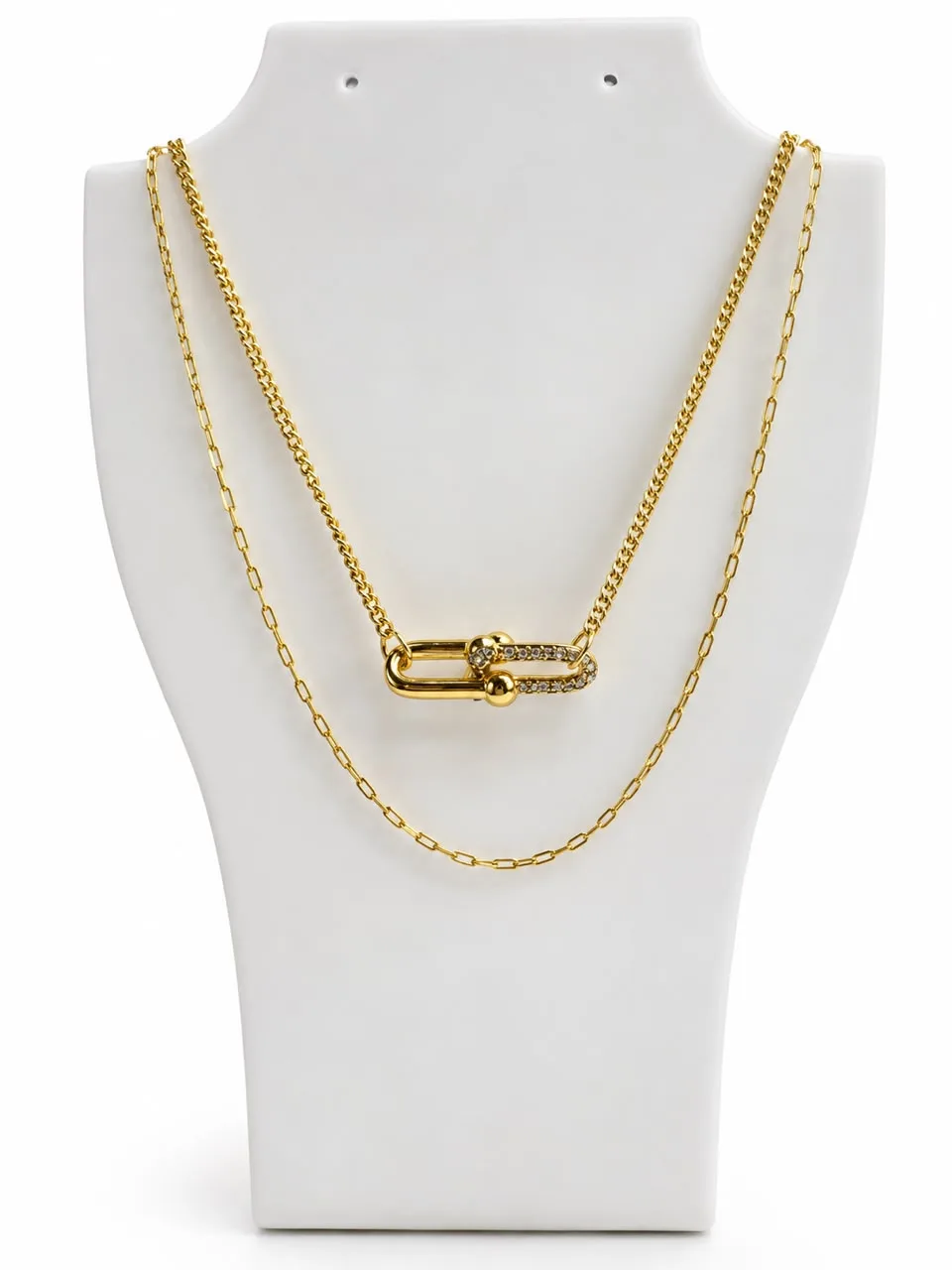 Collar doble Aura
