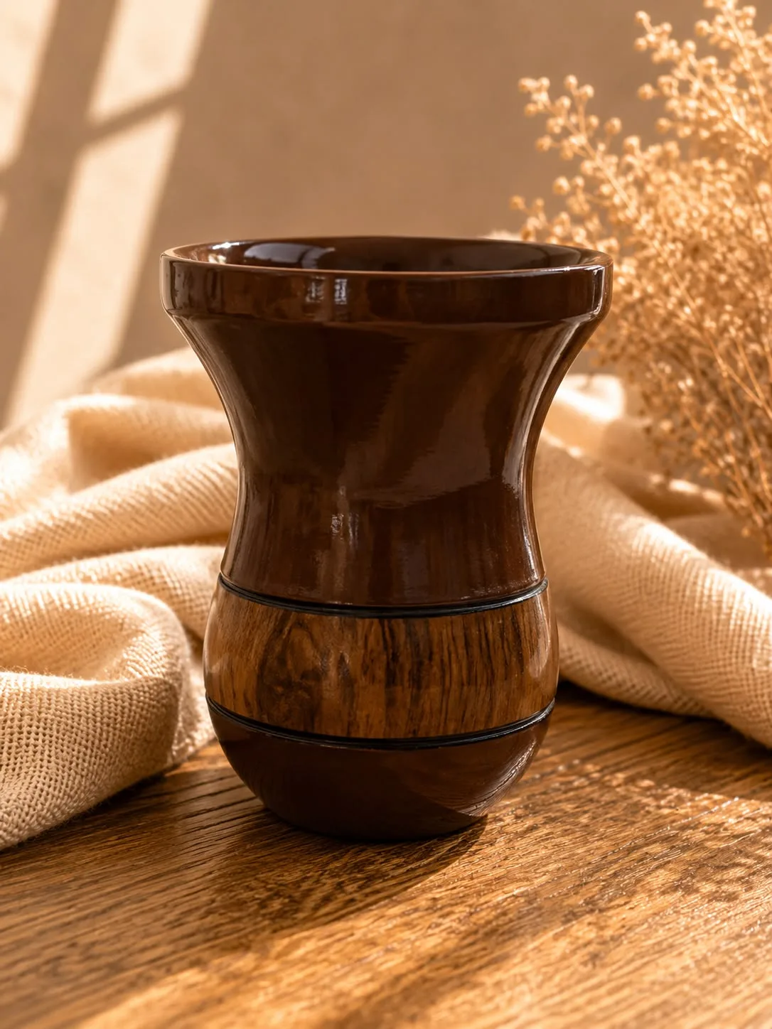 Mate madera Marron