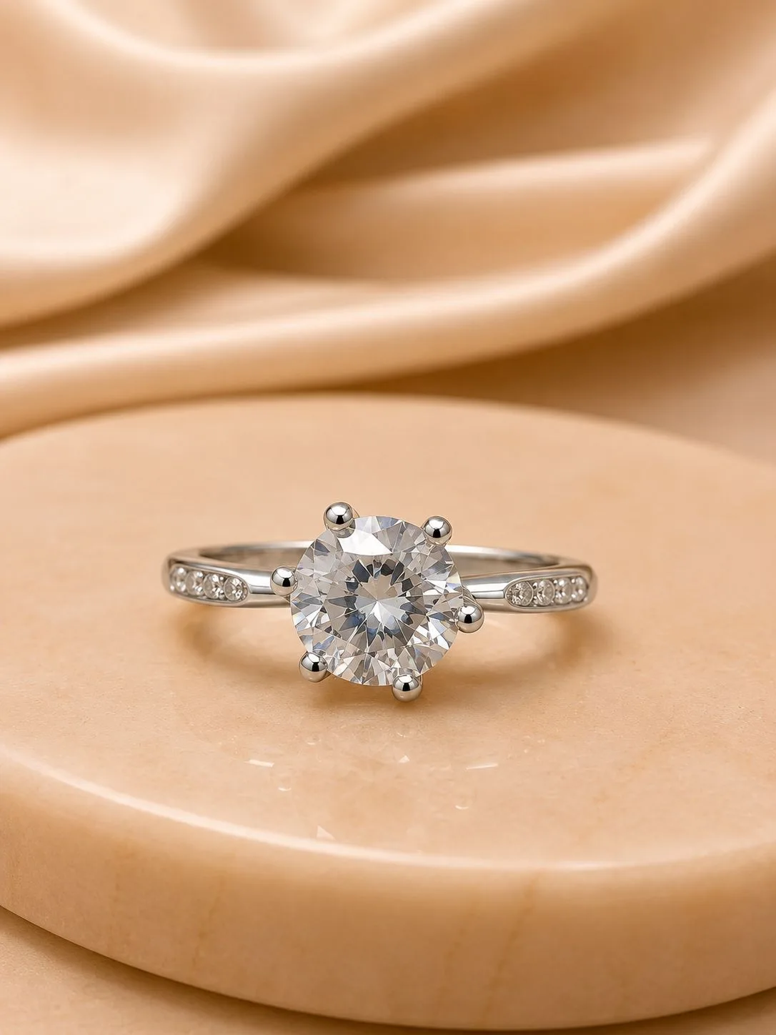 Anillo solitario Pureza