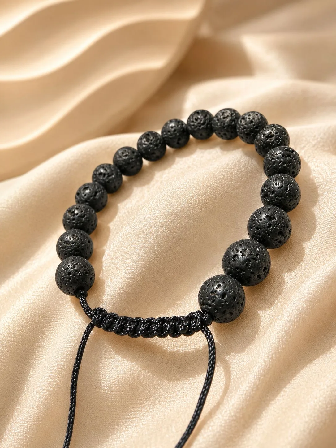 Pulsera Volcanica Negra