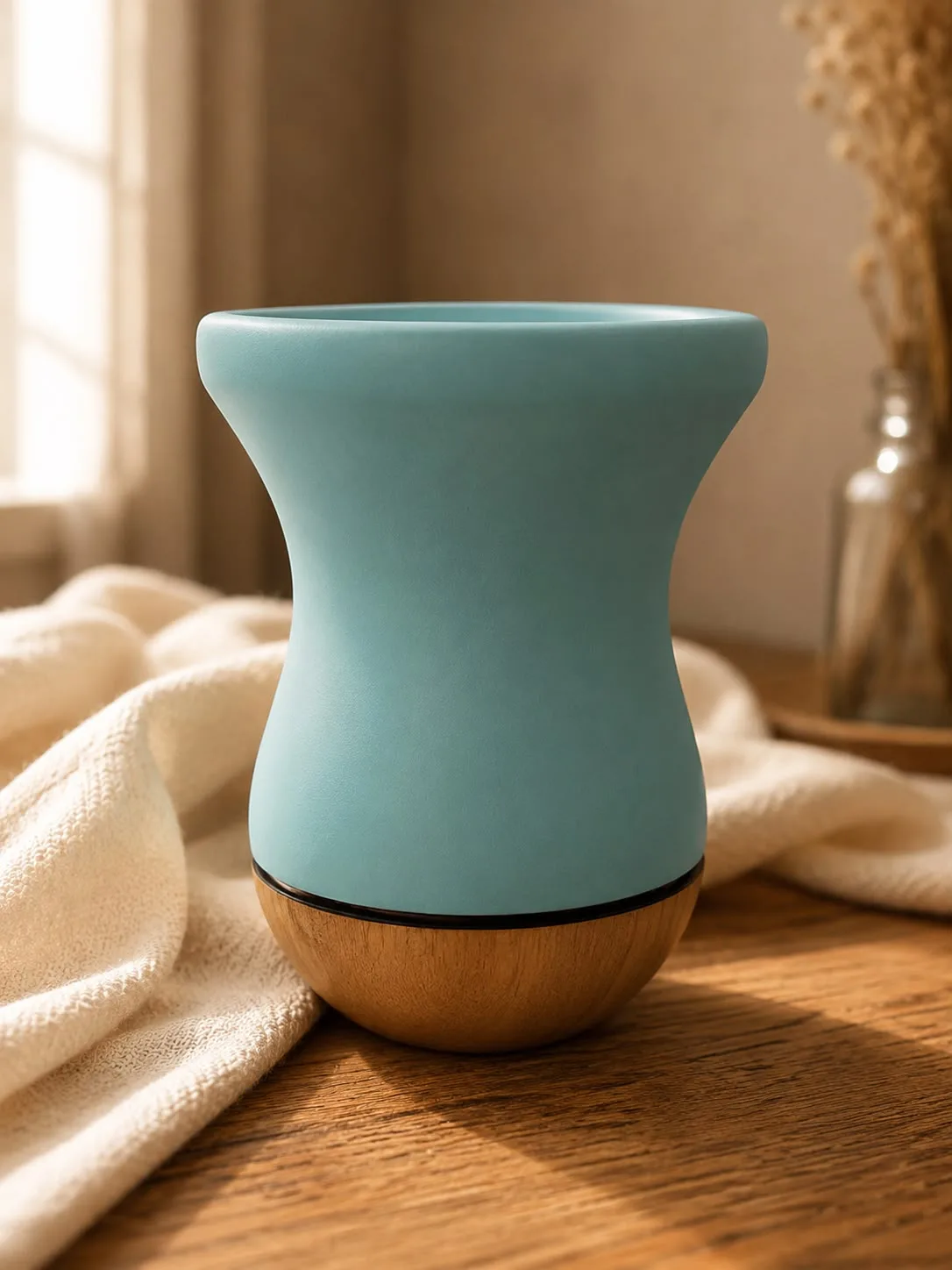 Mate madera Turquesa