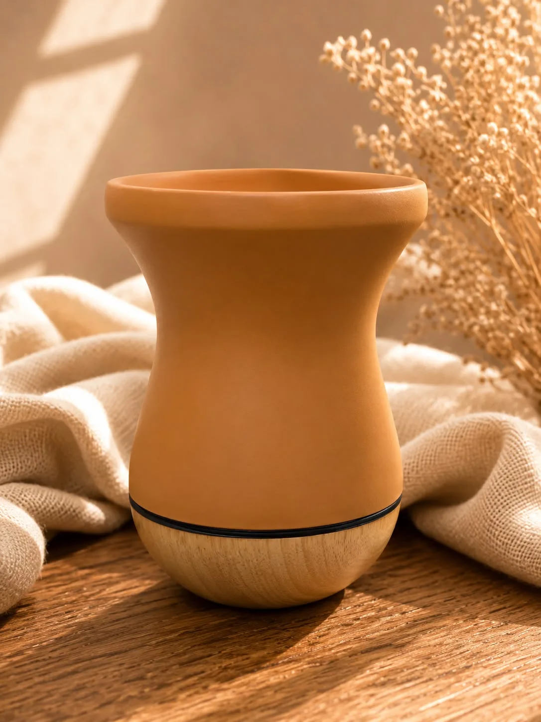 Mate madera Terracota arena