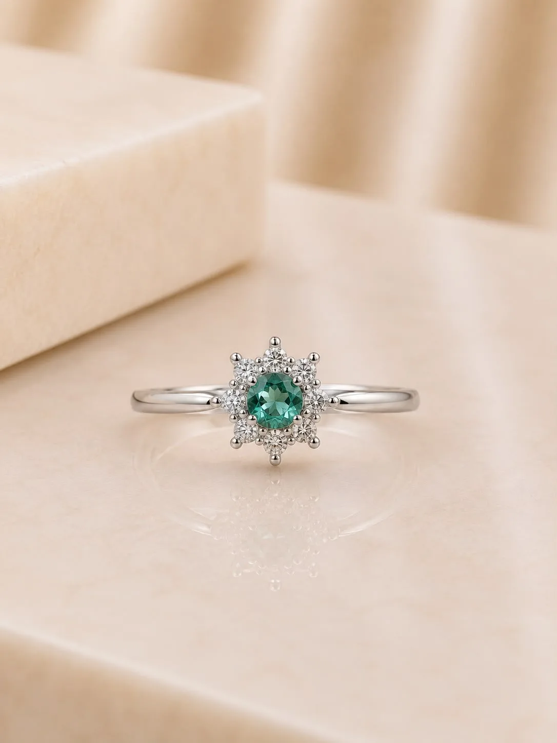 Anillo Estrella Verde