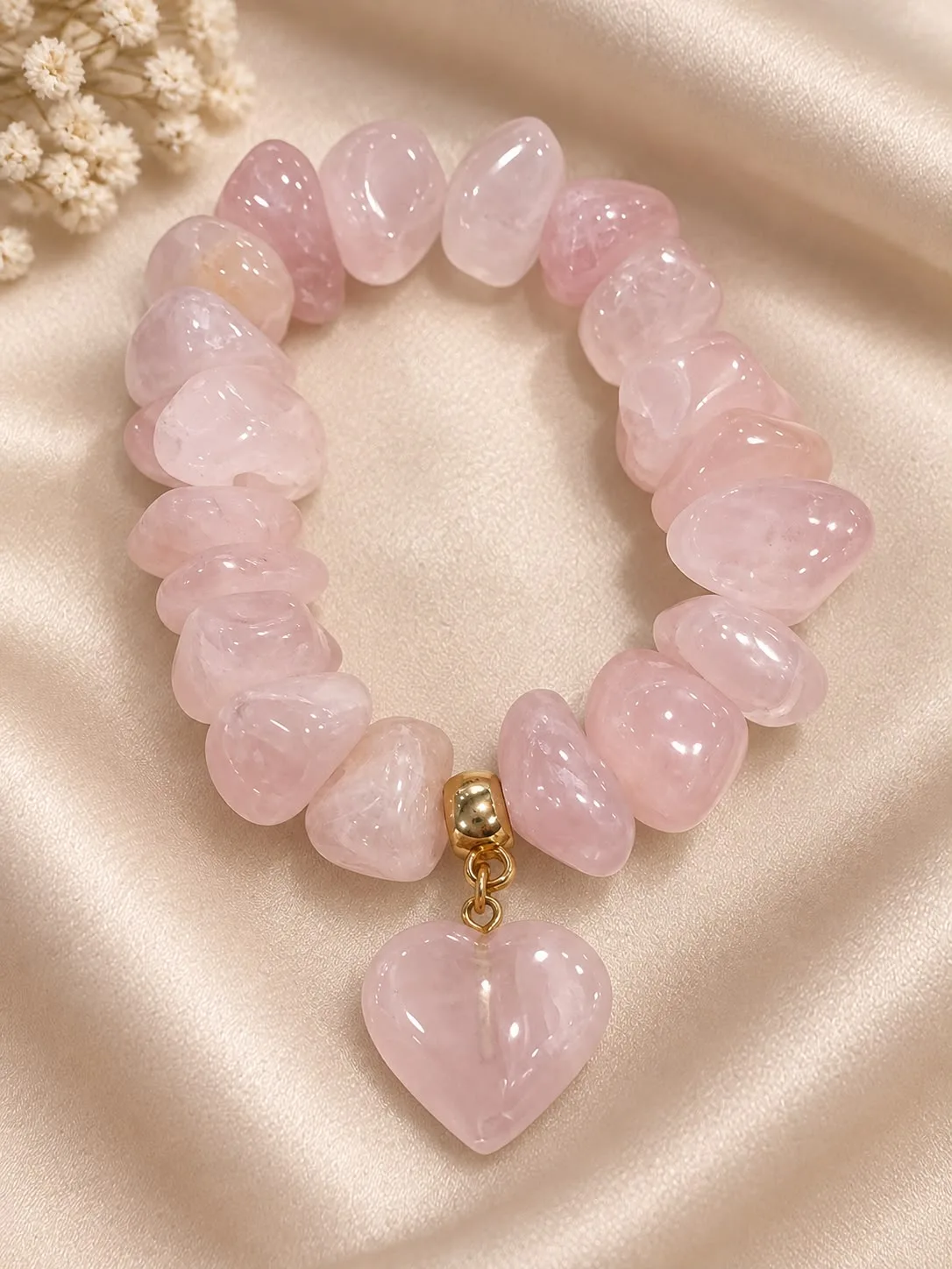 Pulsera Cuarzo Rosa