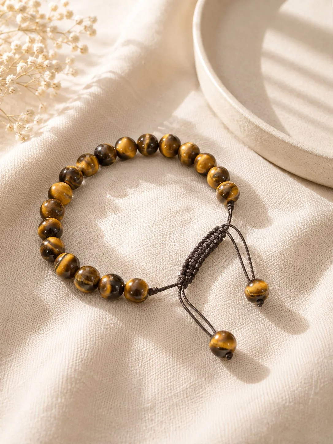 Pulsera Ojo de Tigre- Regulador