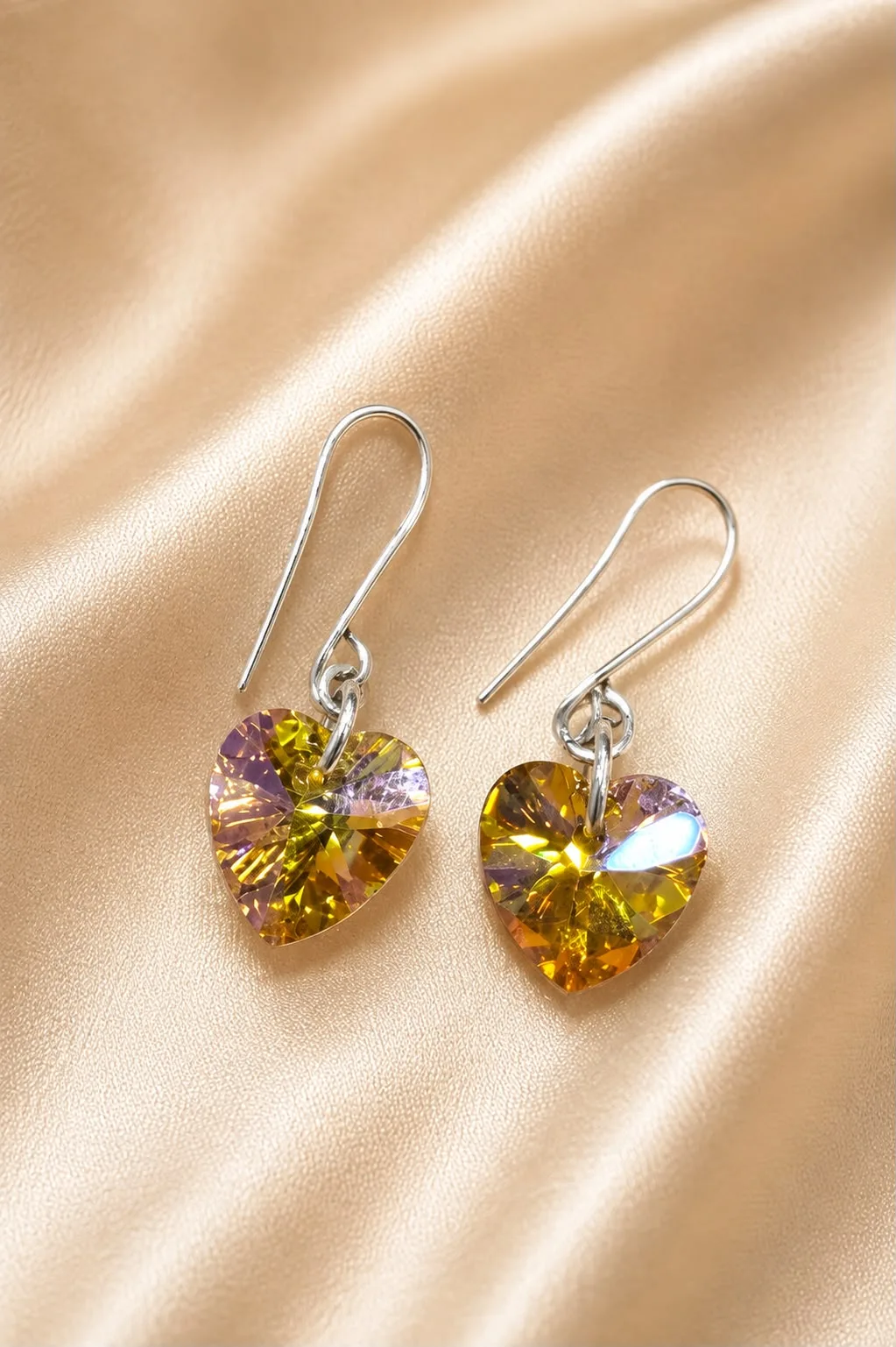 Aros Crystal Amarillo