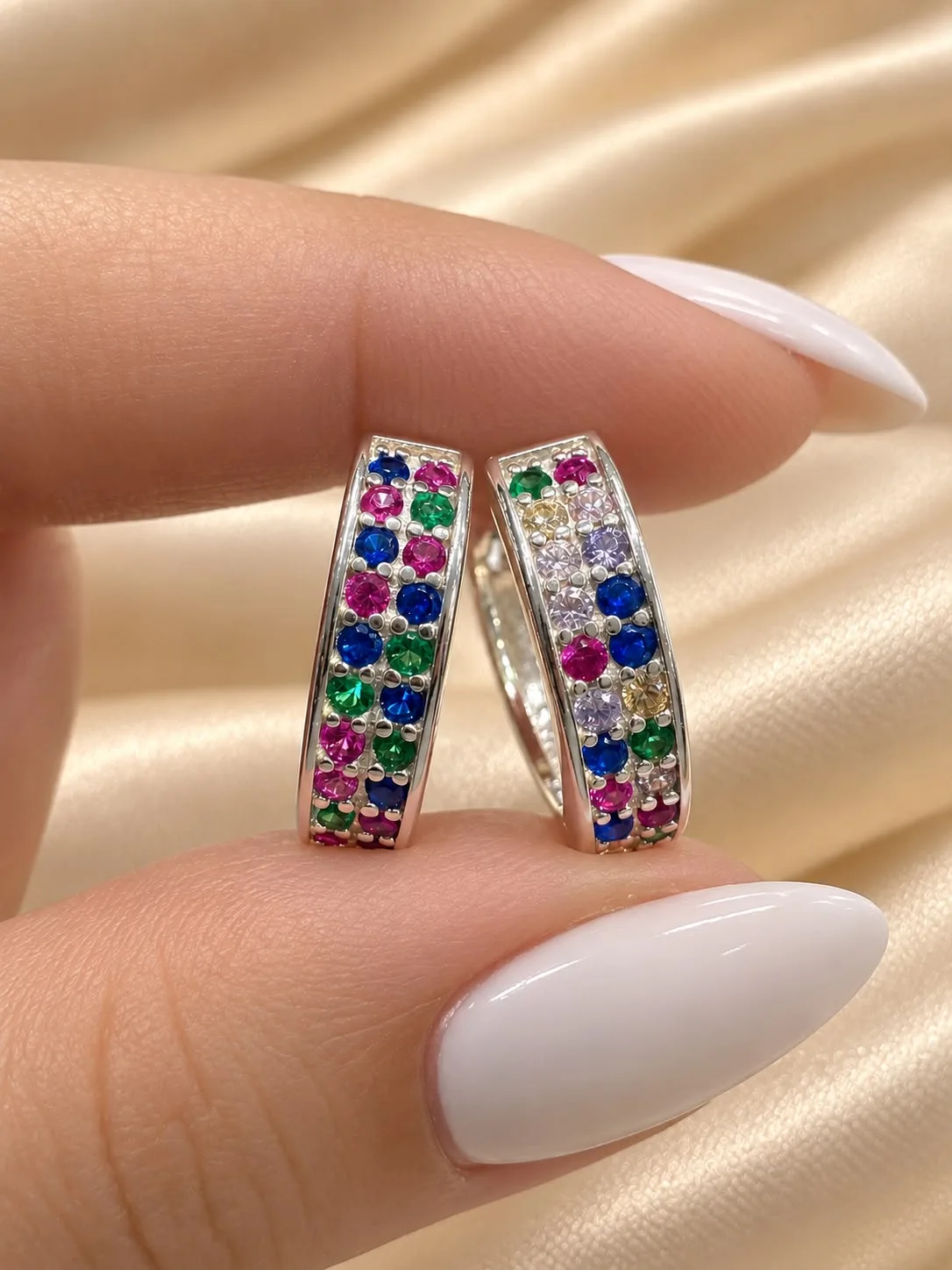 Argollas multicolor 14mm