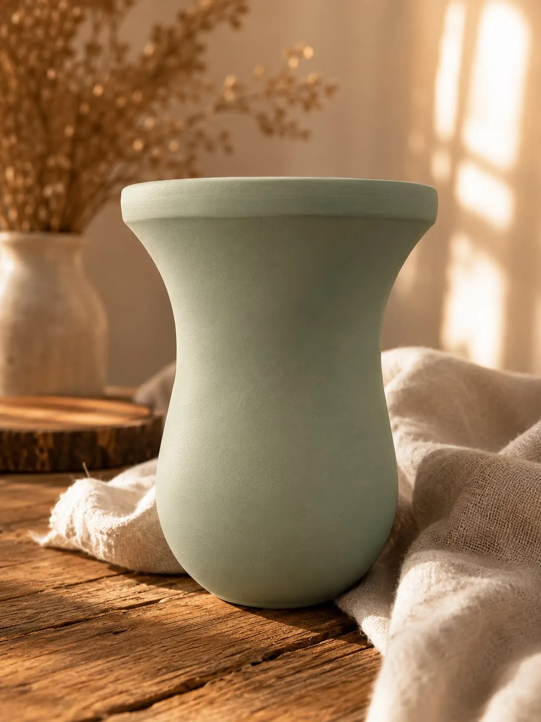 Mate madera Verde agua