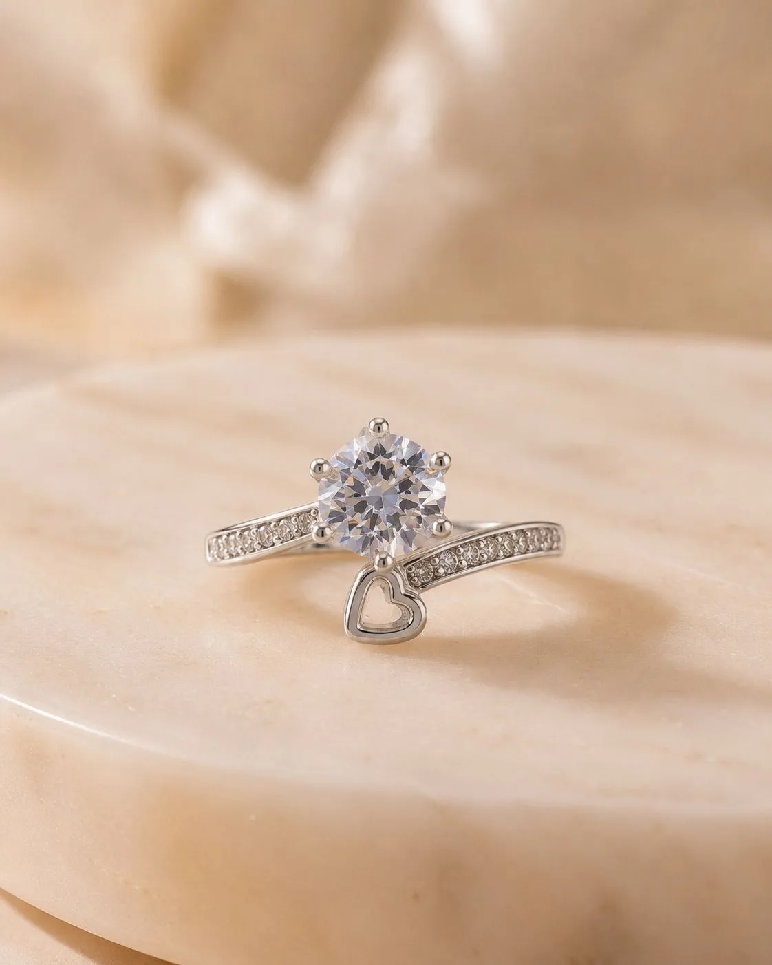 Anillo Solitario Amor