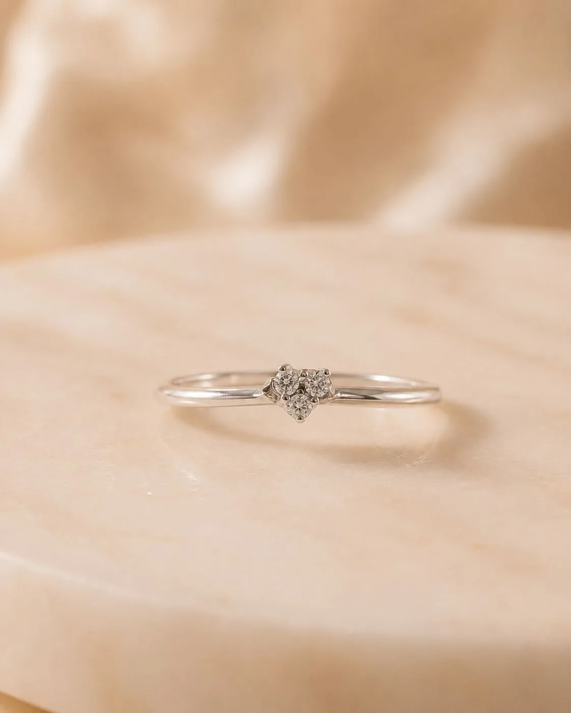 Anillo solitario Princesa