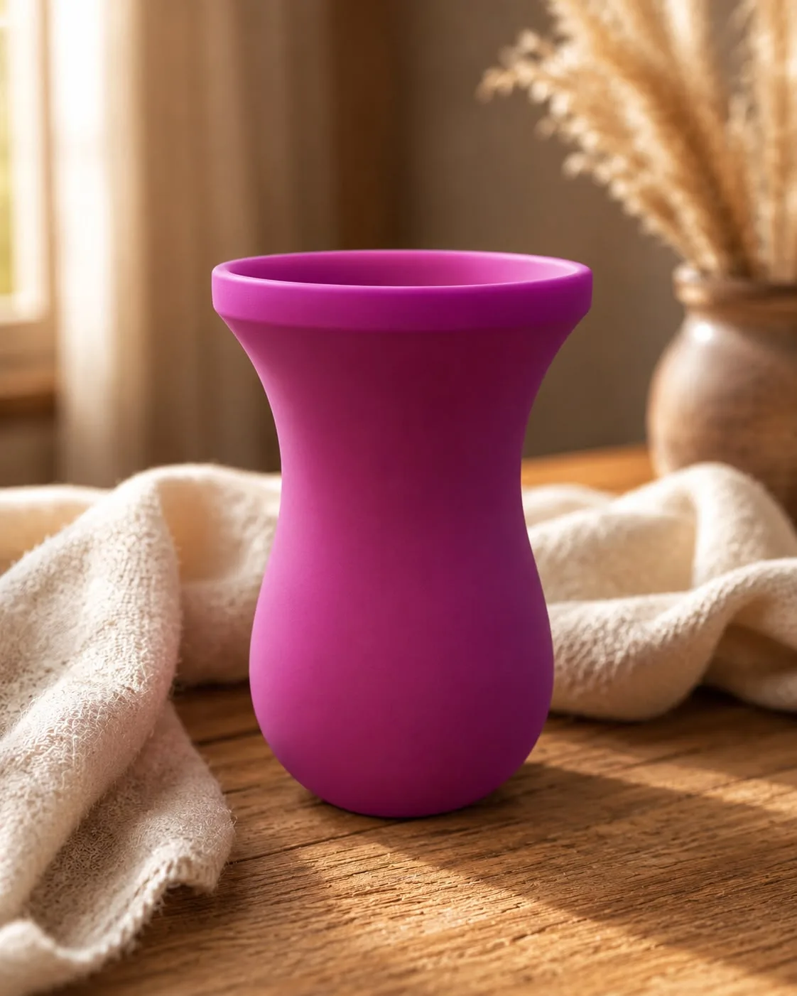 Mate madera Fucsia