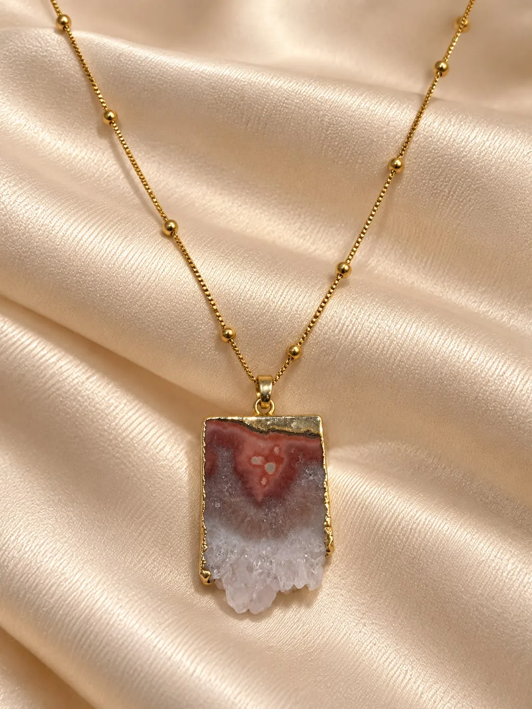 Collar Geoda de Agata