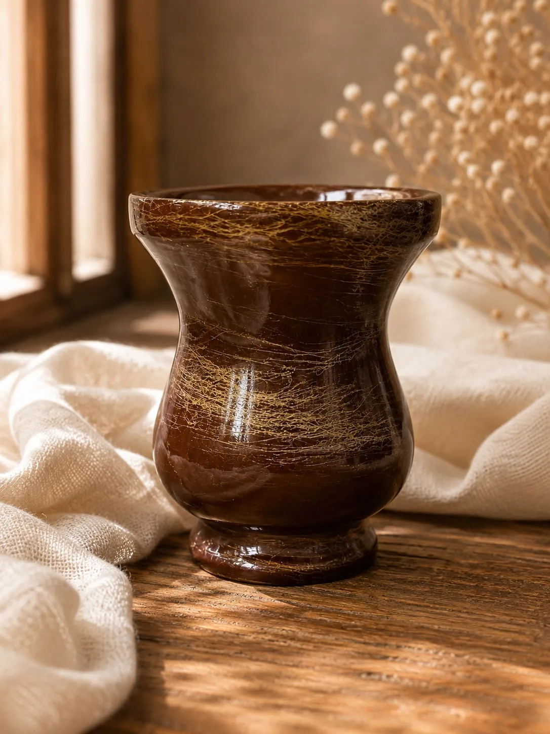 Mate madera Marron