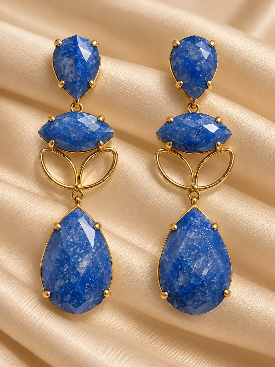 Aros Aventurina Azul