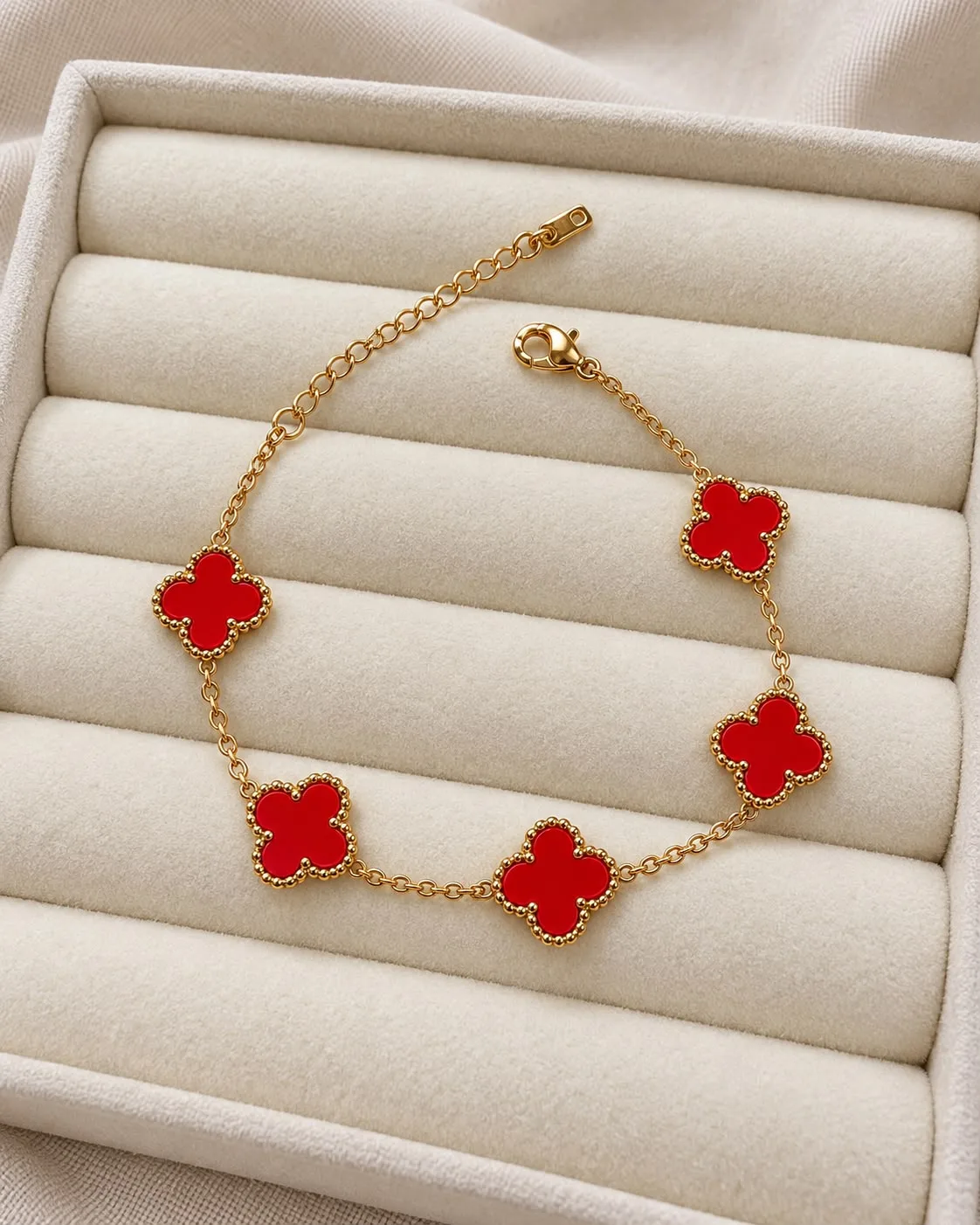 Pulsera Van Rojo/Dorado