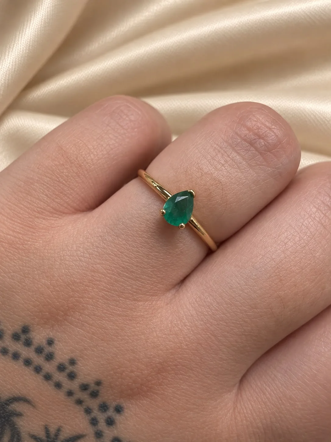 Anillo Esmeralda N°16