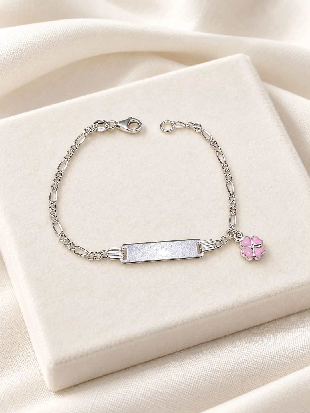 Pulsera Infantil Flor Rosita N3