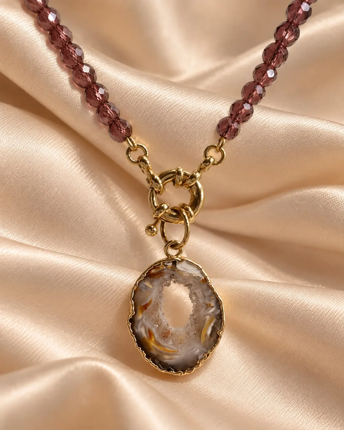 Colgante Geoda de Agata
