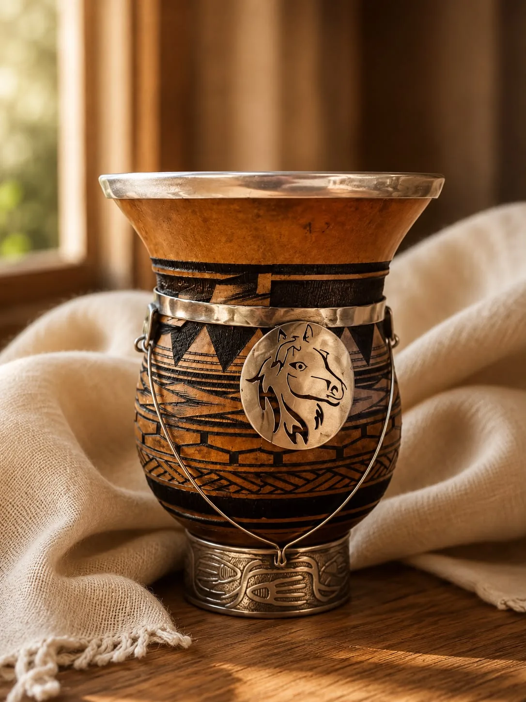 Mate calabaza Caballo